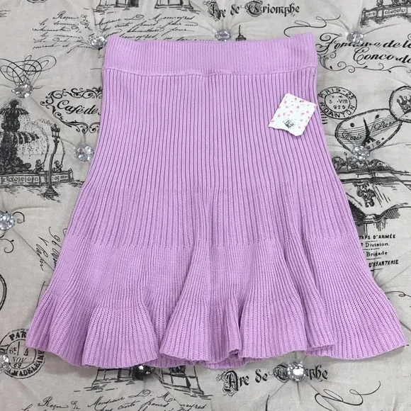 🎁 Free People Solid Gold Skirt