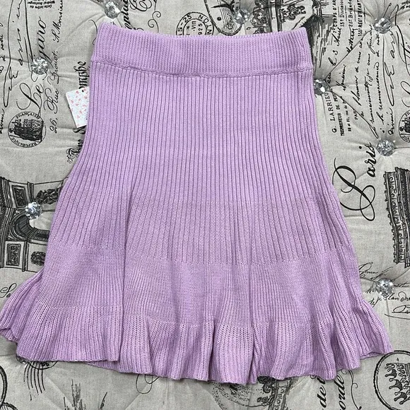 🎁 Free People Solid Gold Skirt