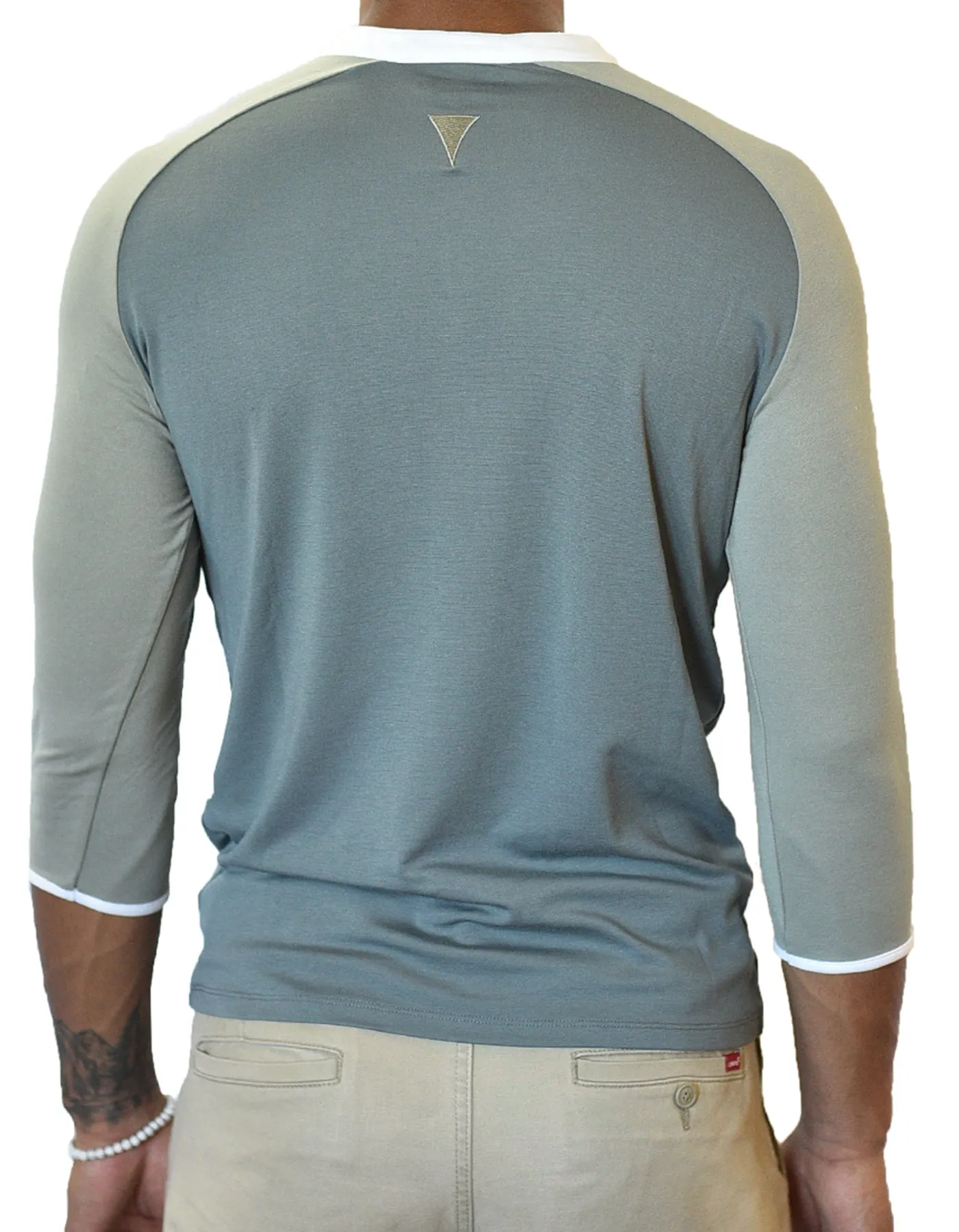 ¾ Sleeve Henley
