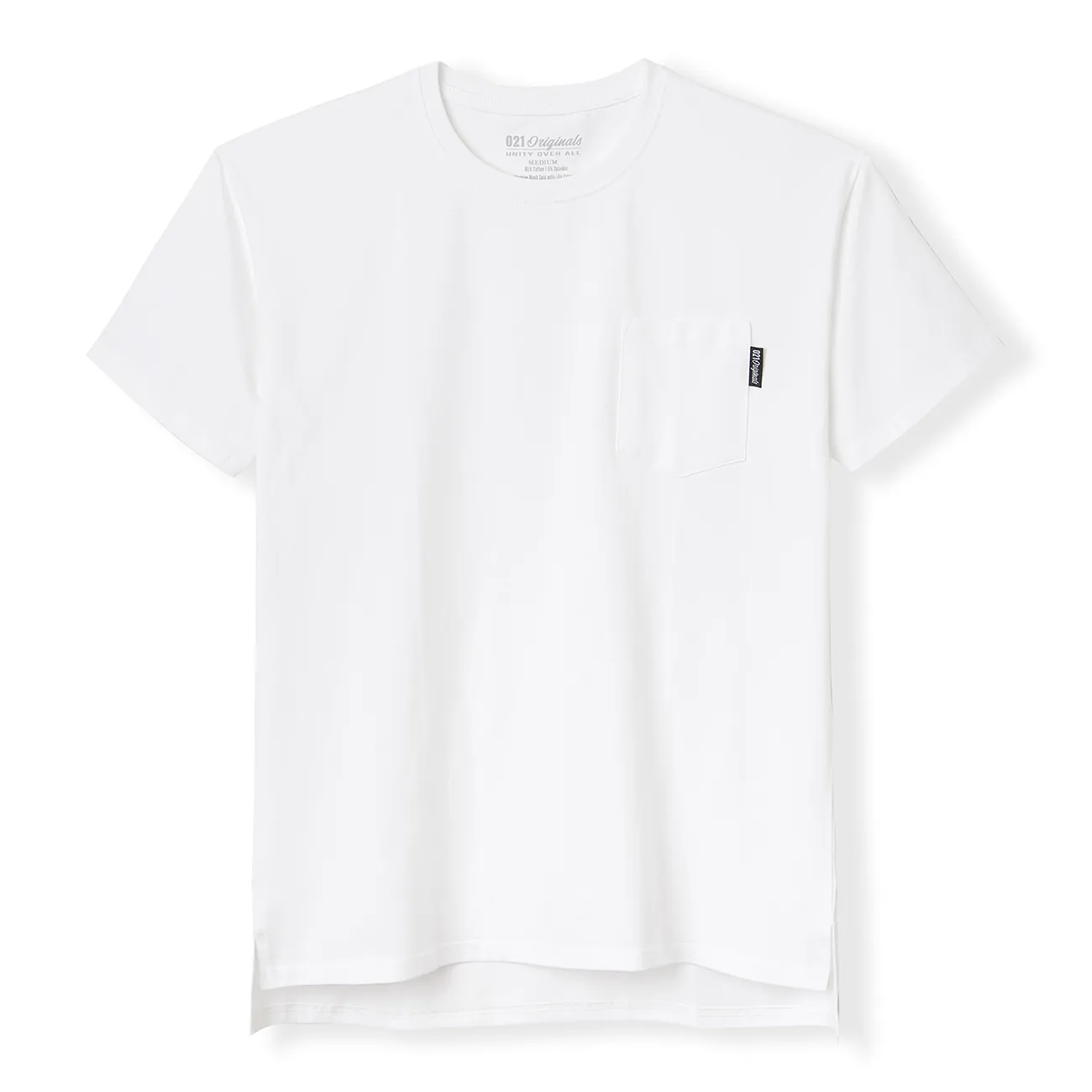 021 ESSENTIAL POCKET T-SHIRT - WHITE