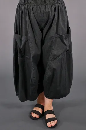 3258 Colorist Chopped Pant Smokey Black-U