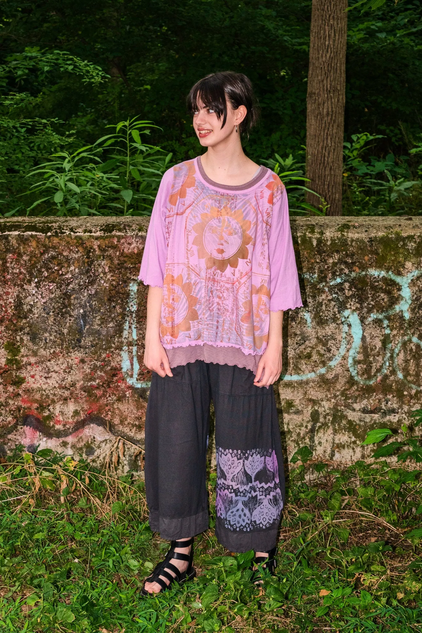 3288-2 Crop Pocket Nepenthe Pant Carbon-P