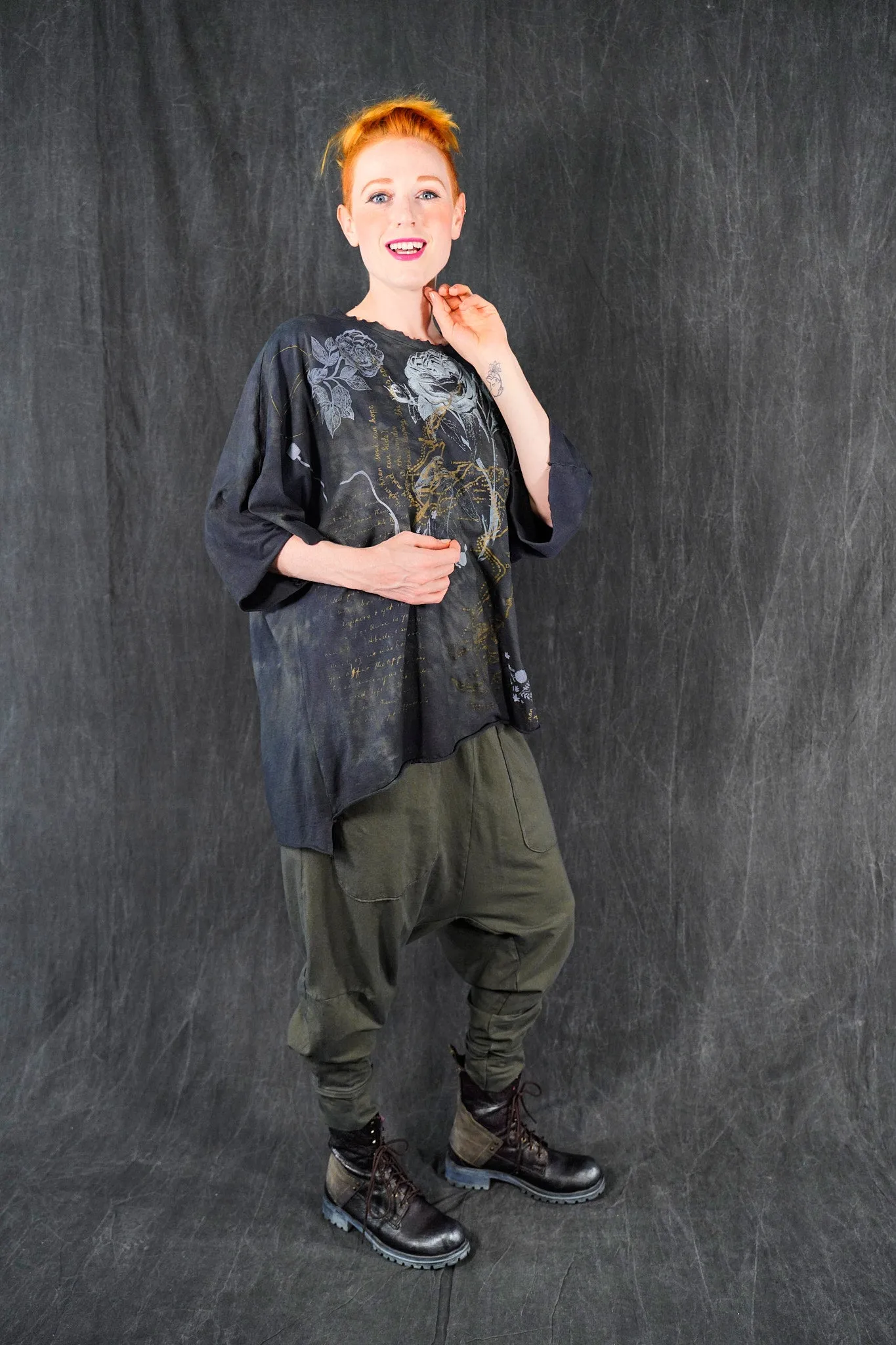 3313 Extended Rise Pant-Black-U