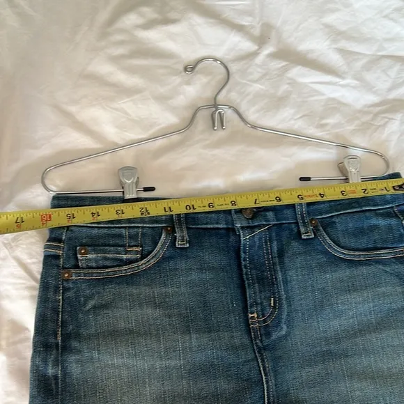 7 For All Mankind 2000s denim mini skirt