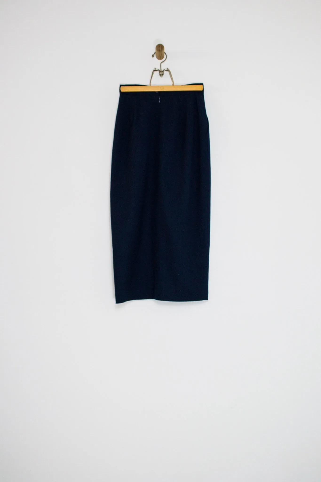 80’s FAUX WRAP PENCIL SKIRT / 26