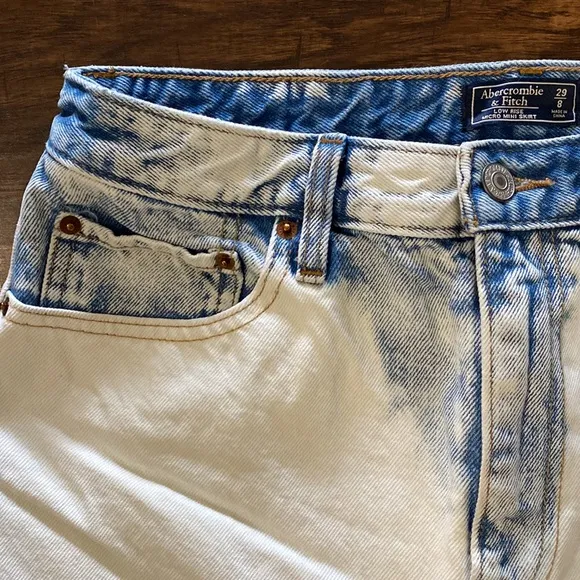 Abercrombie and Fitch Low Rose Micro Mini Skirt