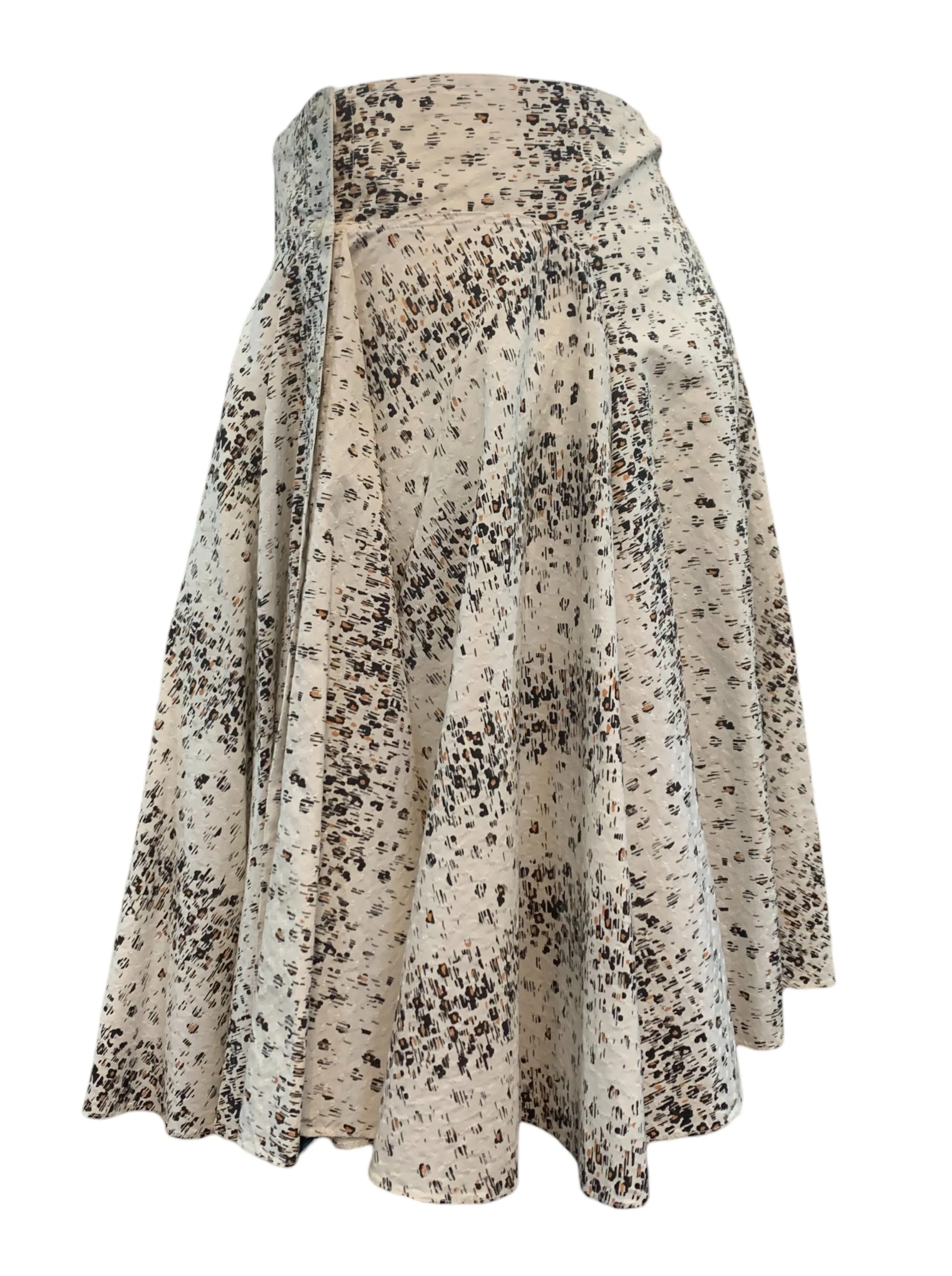 ALAIA 1990s Iconic Cotton Flare Mini Skirt