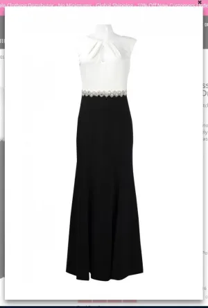 Alex Evenings 160108 Boat Neck Sleeveless Zipper Back