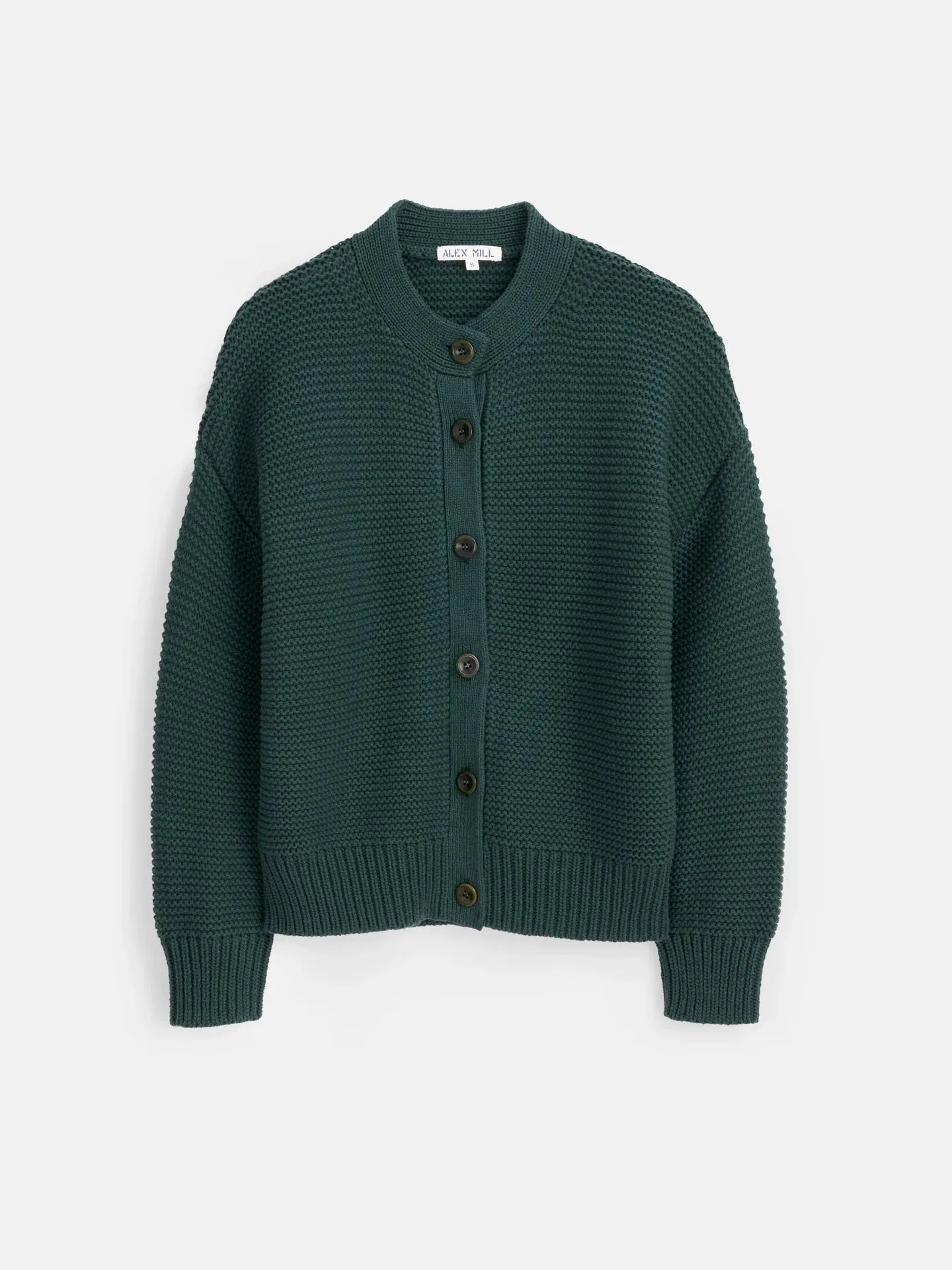 Alex Mill - Dark Spruce Nico Cardigan in Cotton