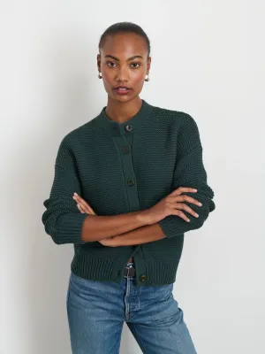 Alex Mill - Dark Spruce Nico Cardigan in Cotton