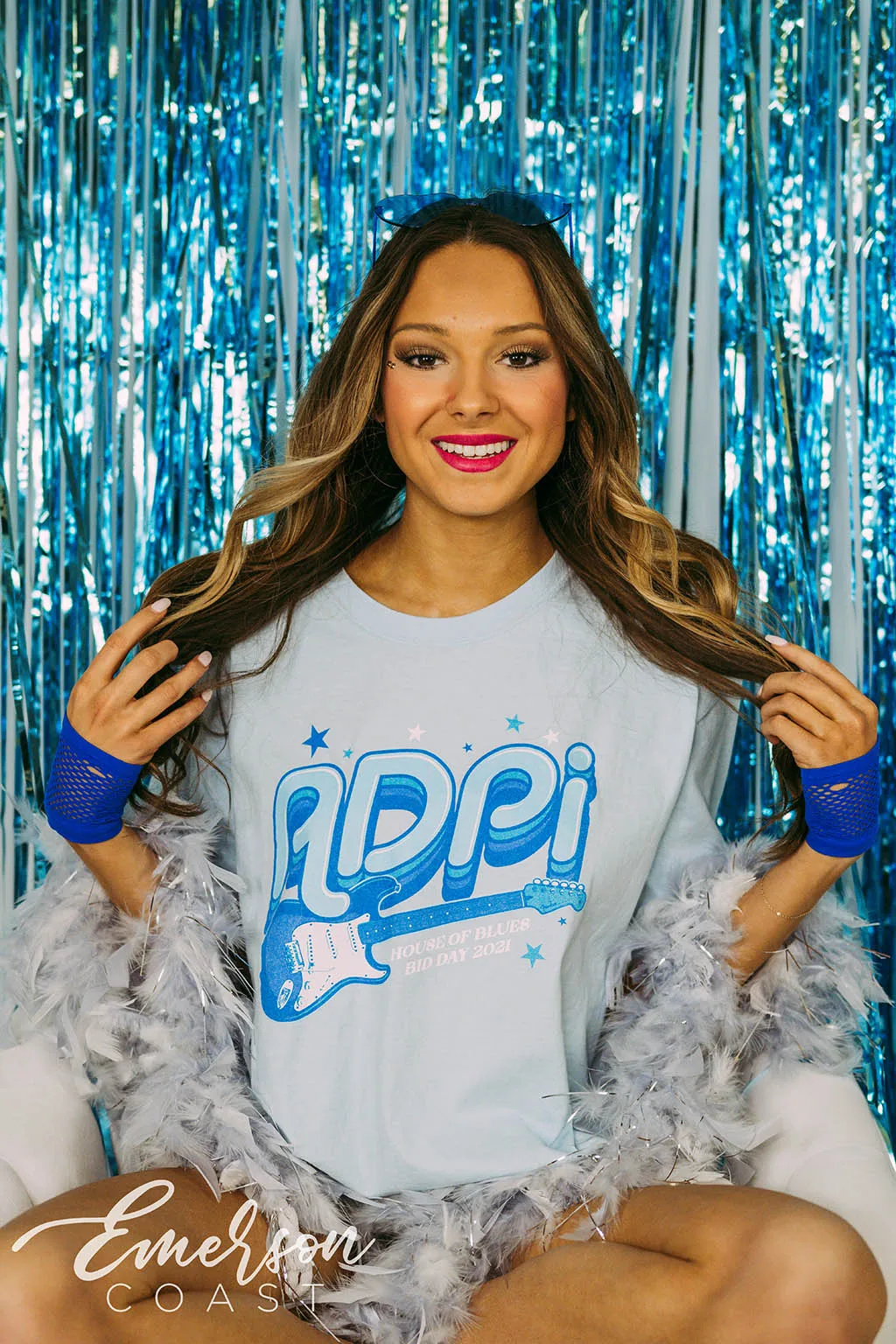 Alpha Delta Pi House of Blues Bid Day Tee