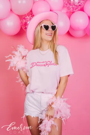 Alpha Omicron Pi Barbie Dream House Bid Day Tee