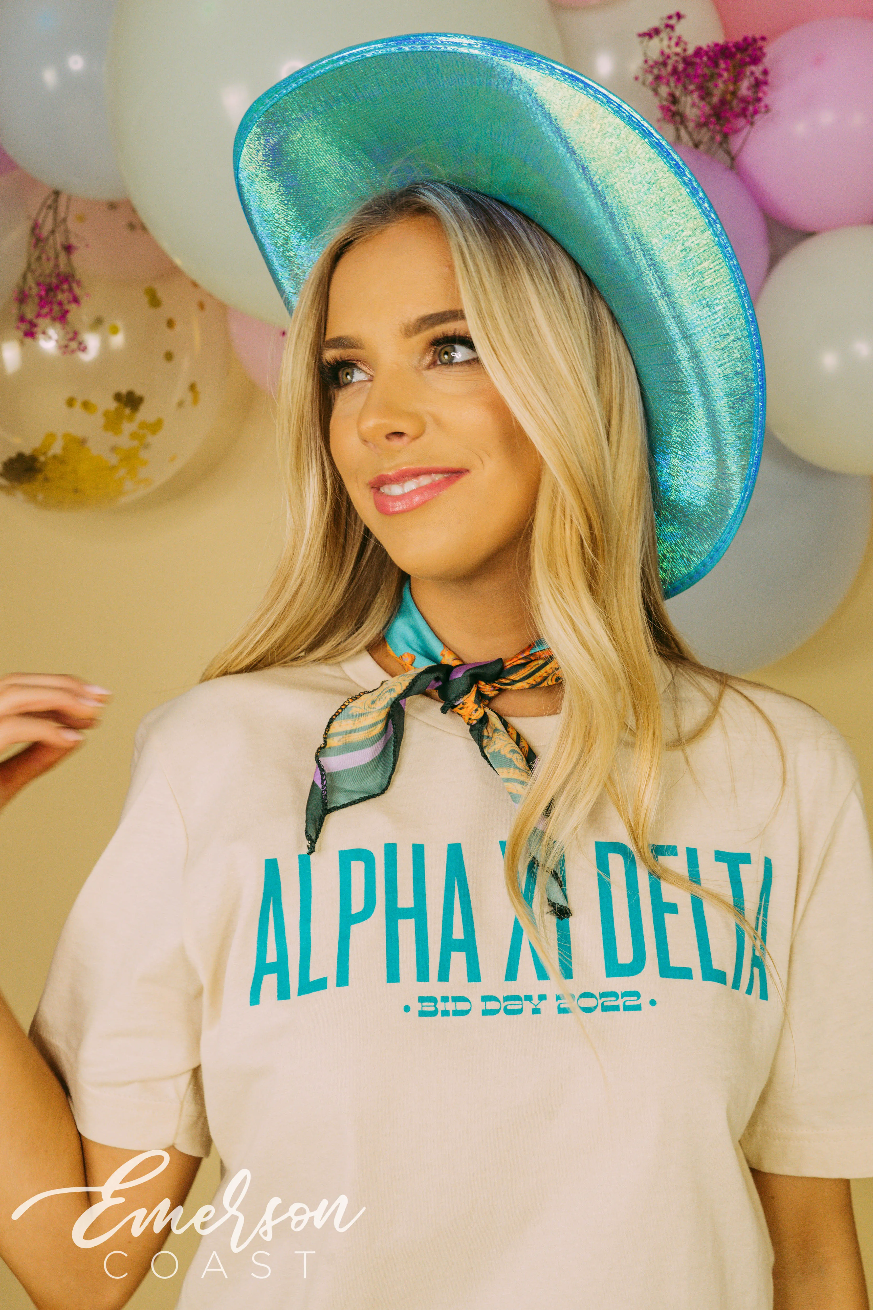 Alpha Xi Delta Golden Hour Bid Day Tee