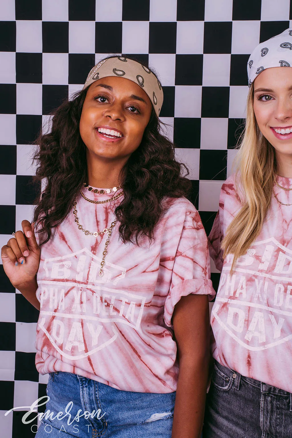 Alpha Xi Delta Ride Of Your Life Bid Day Tie Dye Tee