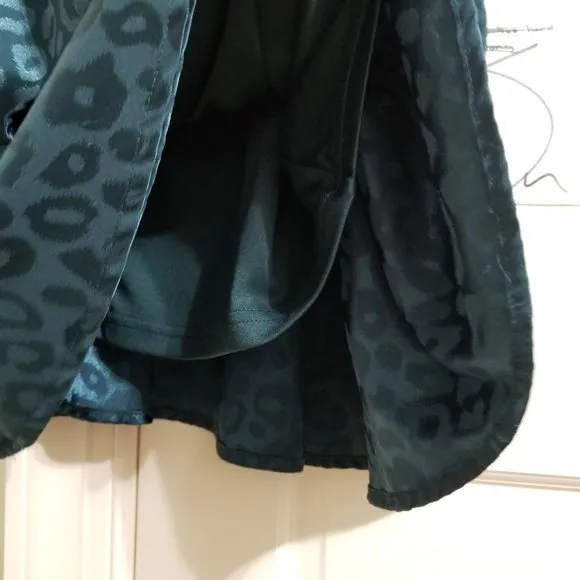 Altar'd State dress Small Bardia leopard cheetah asymmetrical tiered ruffle