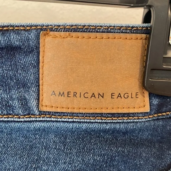 AMERICAN EAGLE mini high rise jean skirt