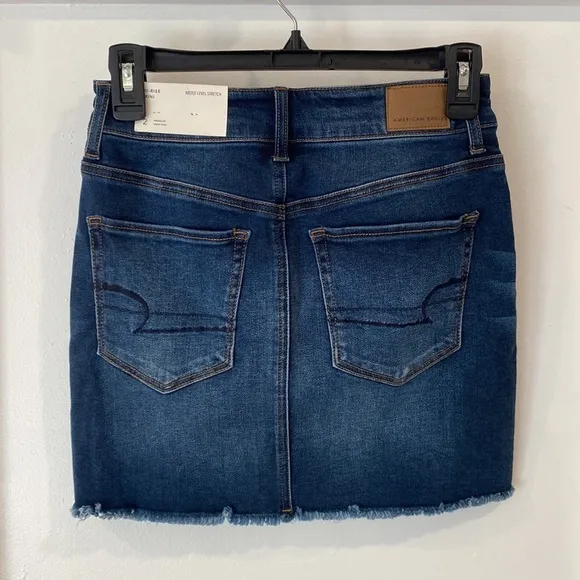 AMERICAN EAGLE mini high rise jean skirt