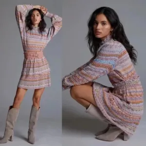 ANTHROPOLOGIE Cecilia Prado Sweater Mini Skirt