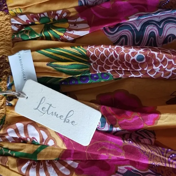 Anthropologie Let Me Be Printed Mini Skirt