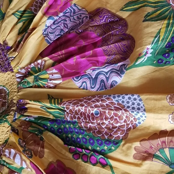 Anthropologie Let Me Be Printed Mini Skirt