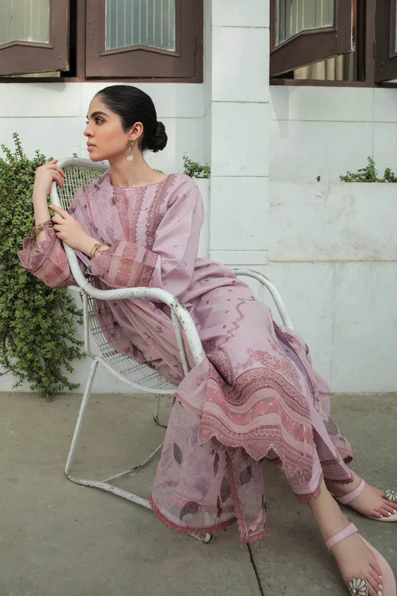 AQ-04  ELAAF  | Qalamkar Qline Dastak Summer Collection 2022 | Unstitched Embroidered Lawn Suits