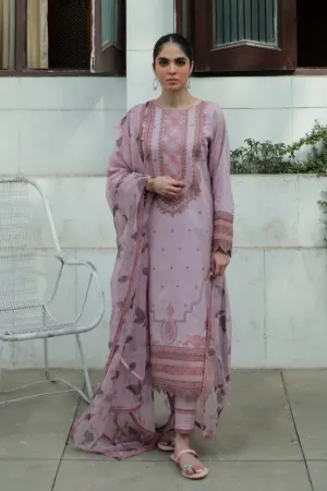 AQ-04  ELAAF  | Qalamkar Qline Dastak Summer Collection 2022 | Unstitched Embroidered Lawn Suits
