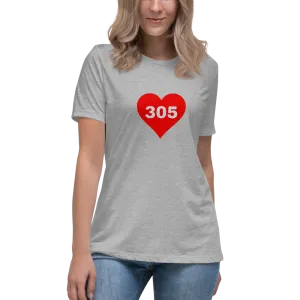 AREA CODE 305 Women's Relaxed T-Shirt