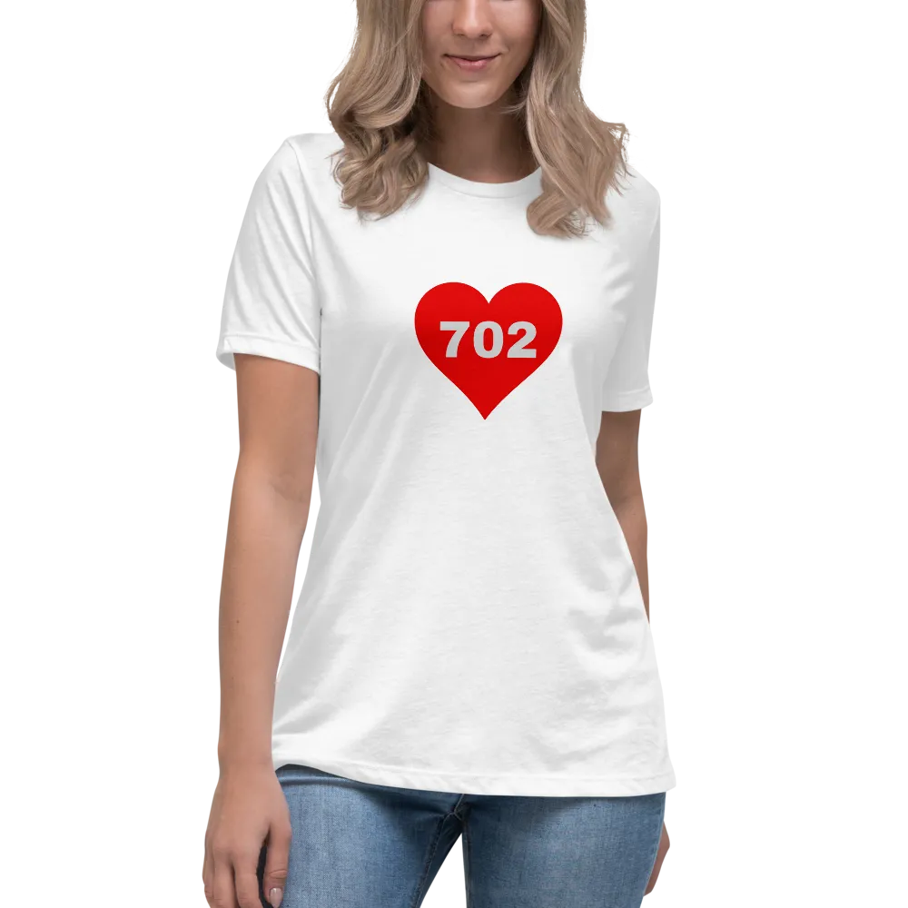 AREA CODE 702 Women's Relaxed T-Shirt