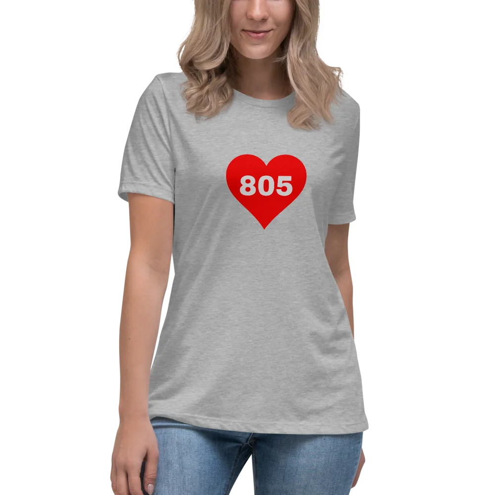 AREA CODE 805 Women's Relaxed T-Shirt