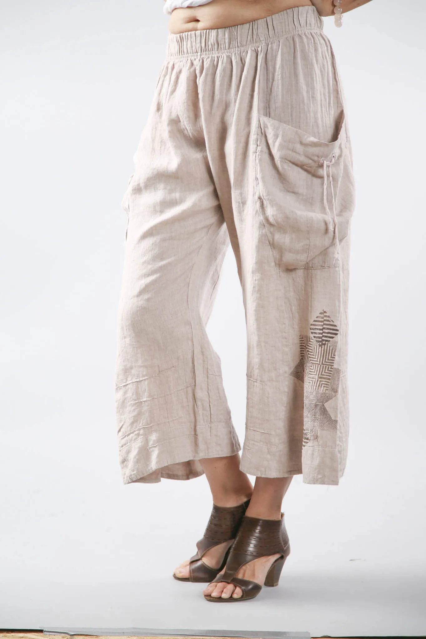 Artisan Linen Pant-3282D-P-Rose Quartz