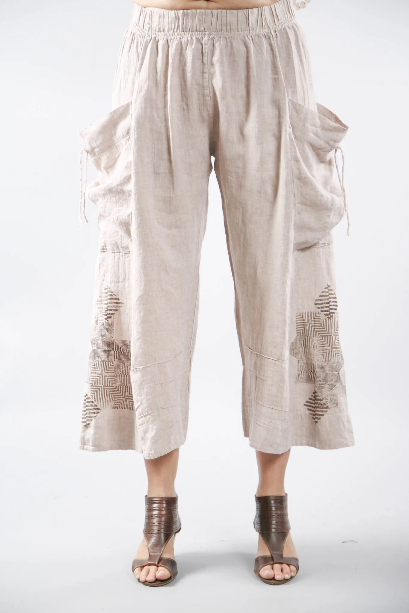 Artisan Linen Pant-3282D-P-Rose Quartz