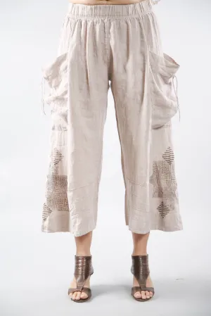 Artisan Linen Pant-3282D-P-Rose Quartz