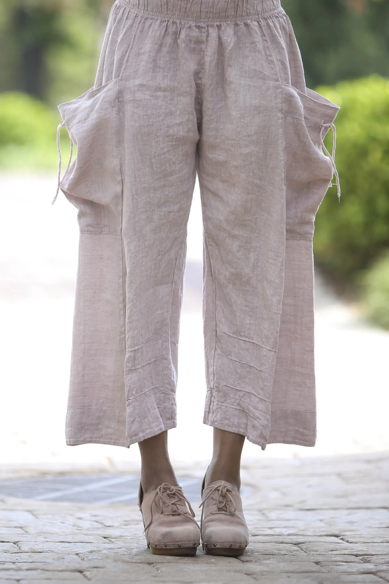 Artisan Linen Pant-3282D-U-Rose Quartz