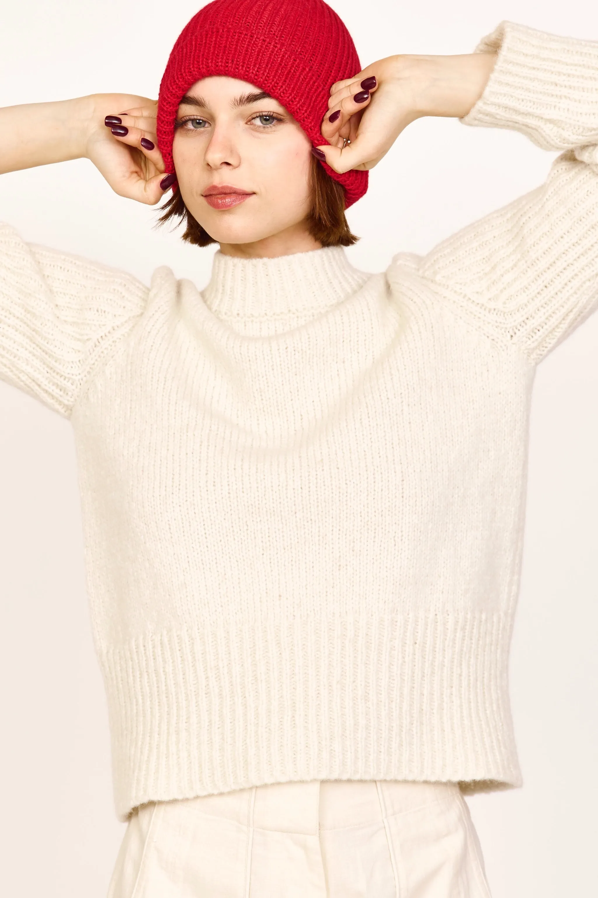 Aspen Pullover in Ivory