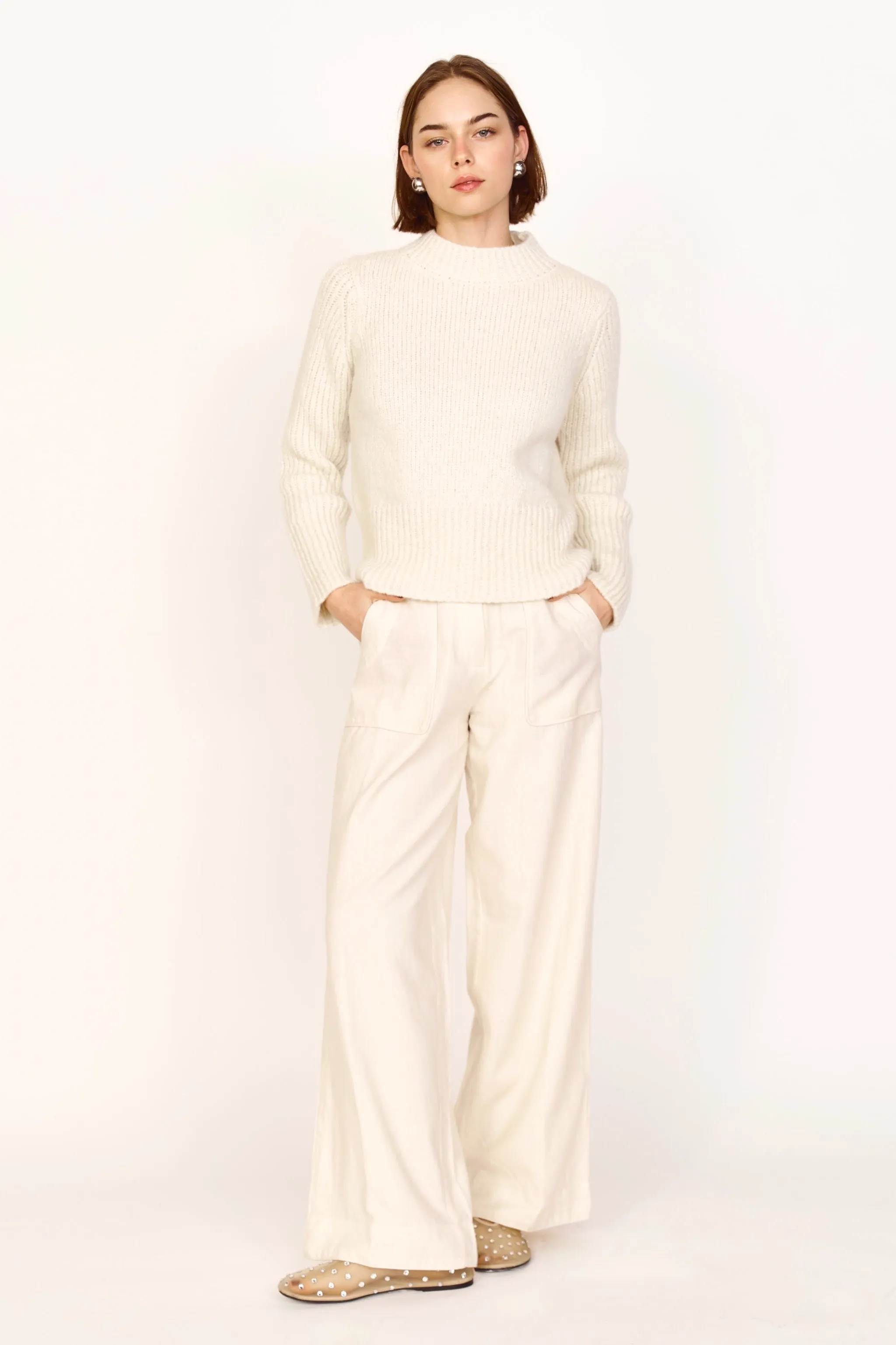 Aspen Pullover in Ivory