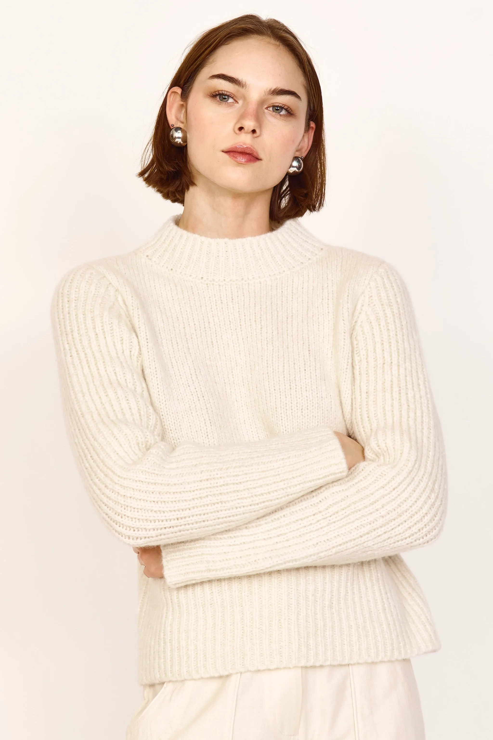 Aspen Pullover in Ivory