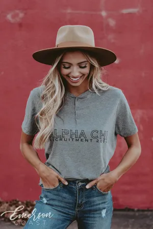 AXO Recruitment Henley Tshirt