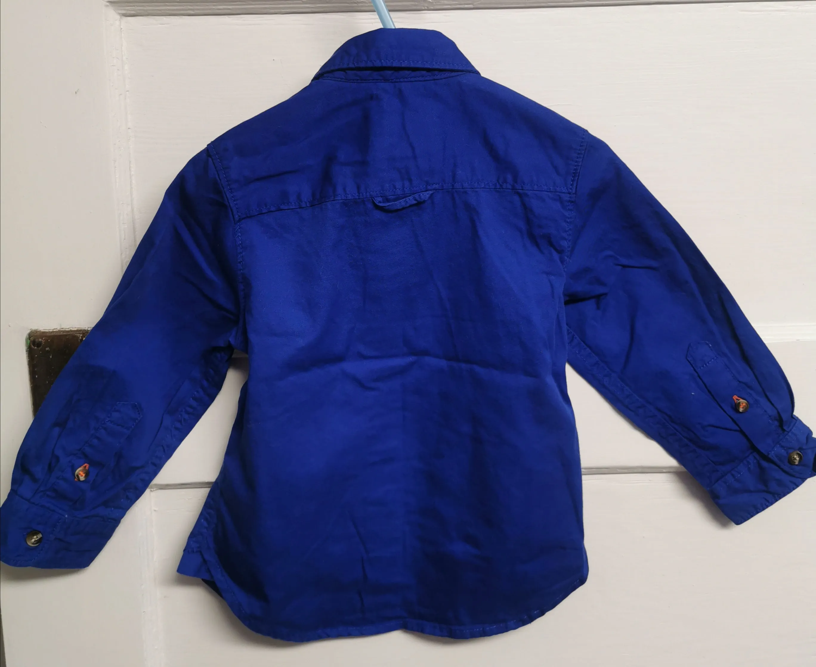 BABY BOY SIZE 18/24 MONTHS - H&M, Long-sleeve Dress Shirt EUC B34