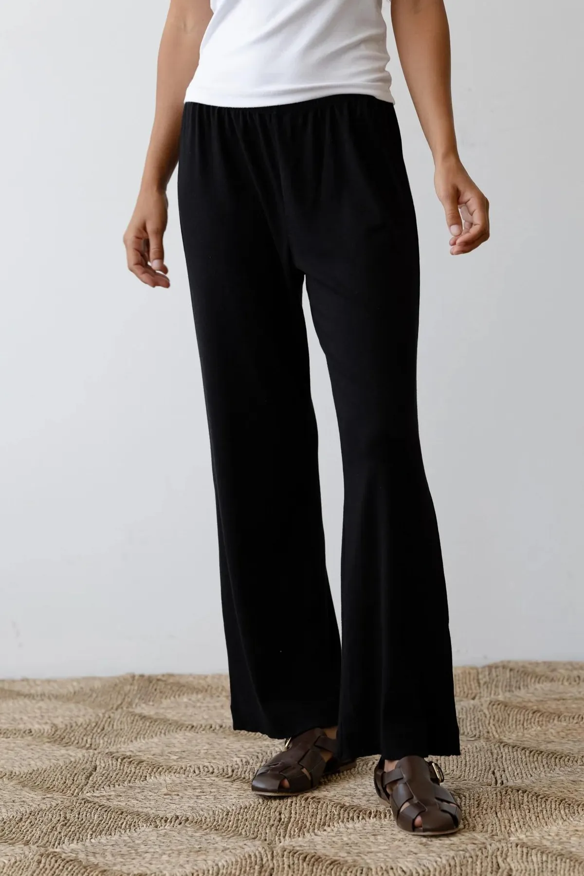 Baby Rib Scallop Pant