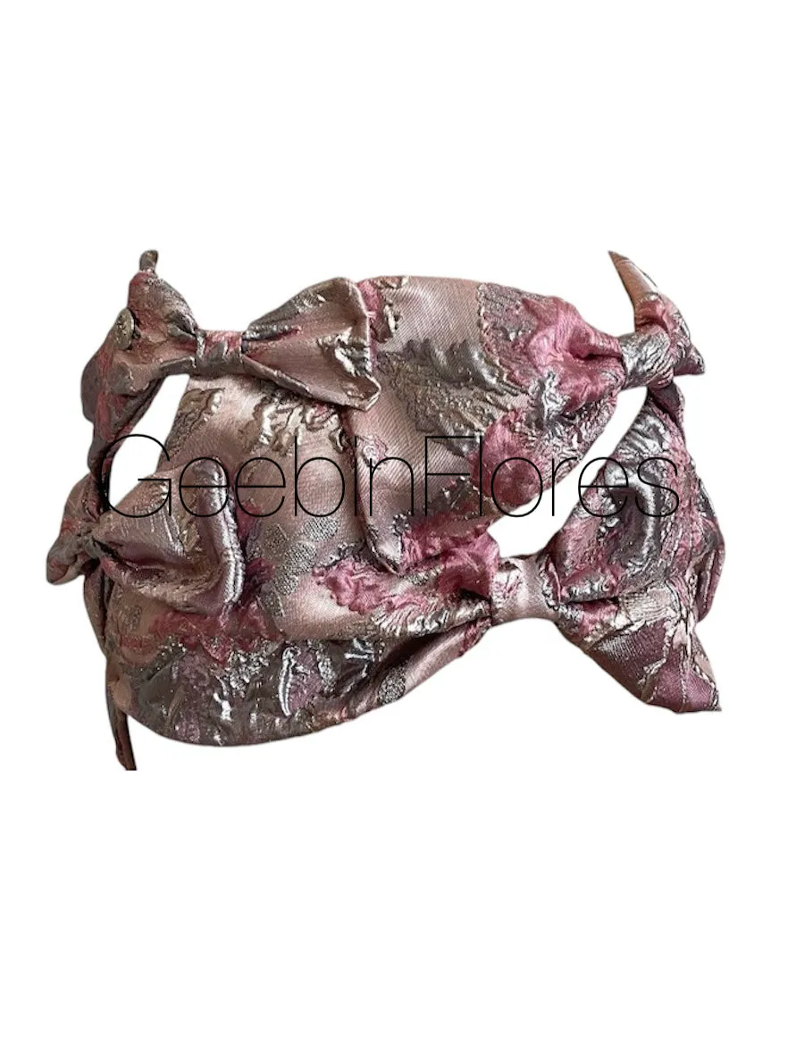 Bambi Brocade Bow Skirt (MADE TO ORDER)