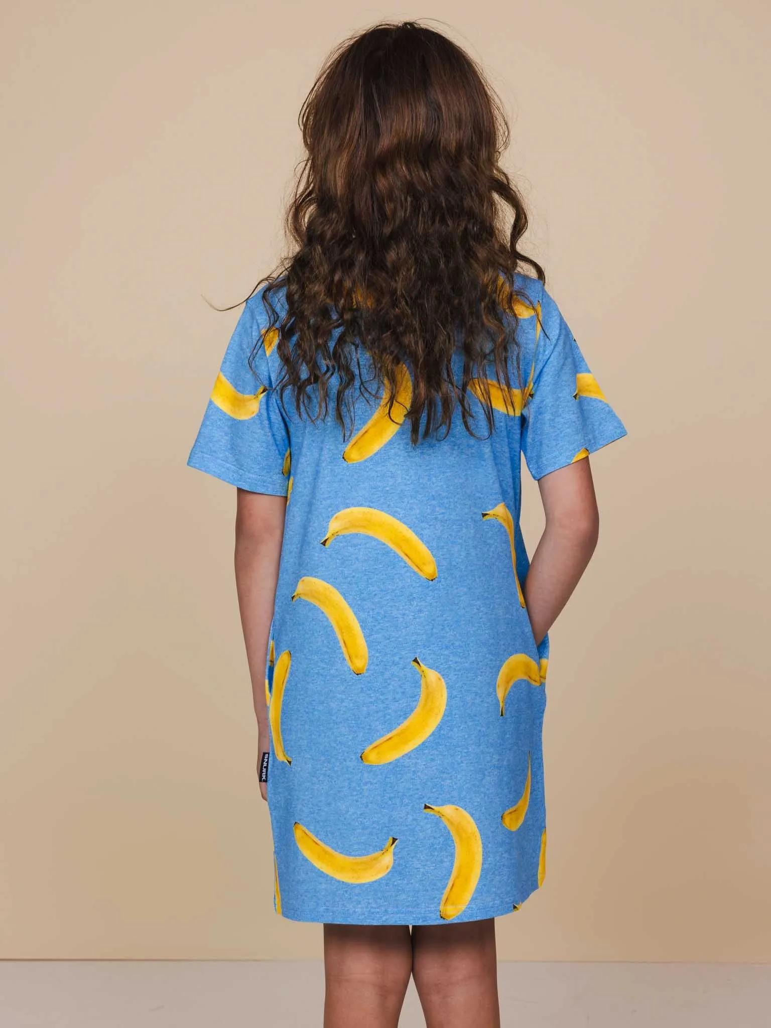 Banana Blue T-shirt Dress Kids