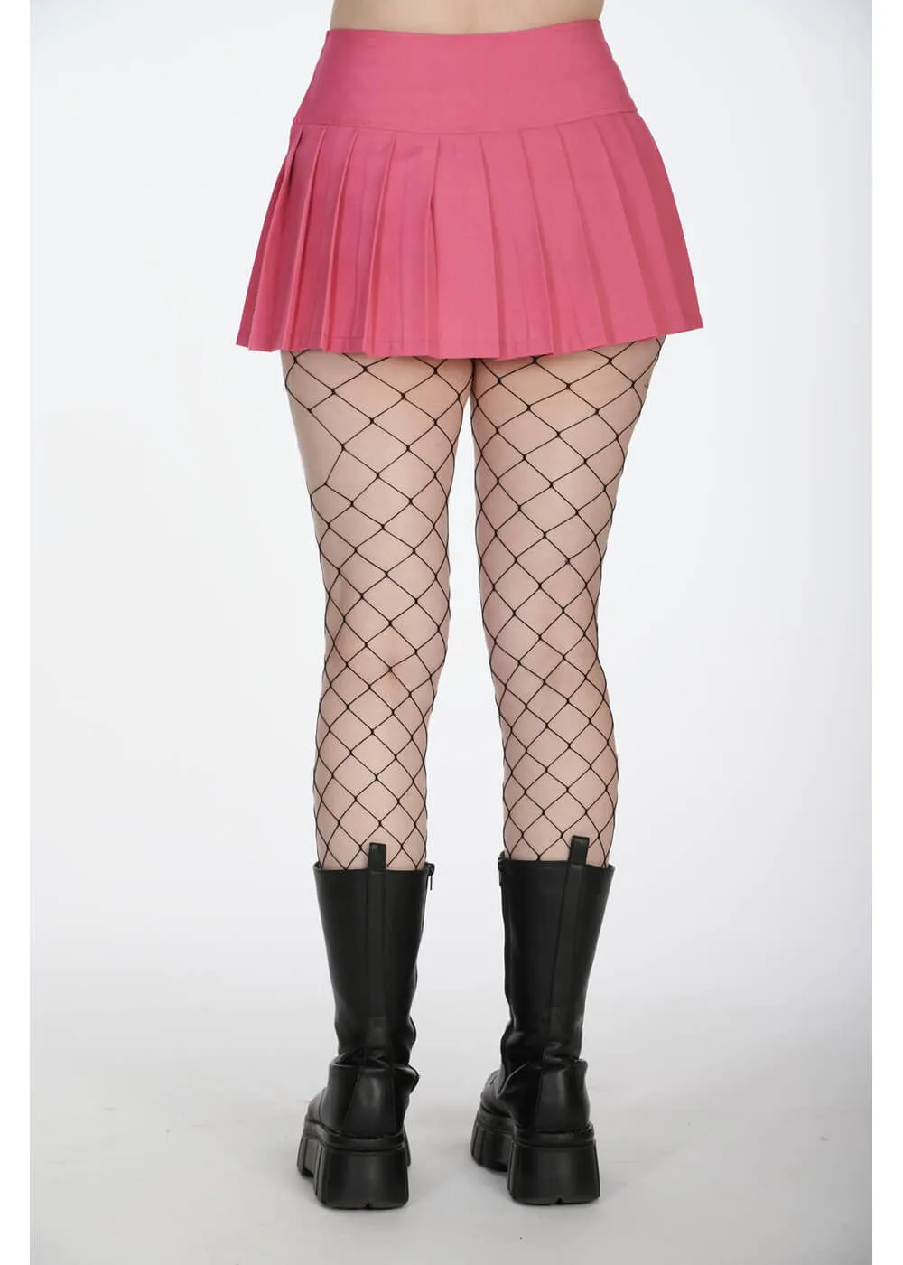 Banned Alternative Darkdoll Mini Skirt Fuchsia