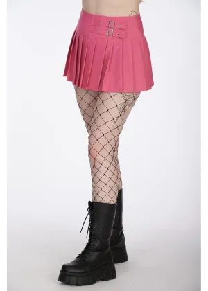 Banned Alternative Darkdoll Mini Skirt Fuchsia