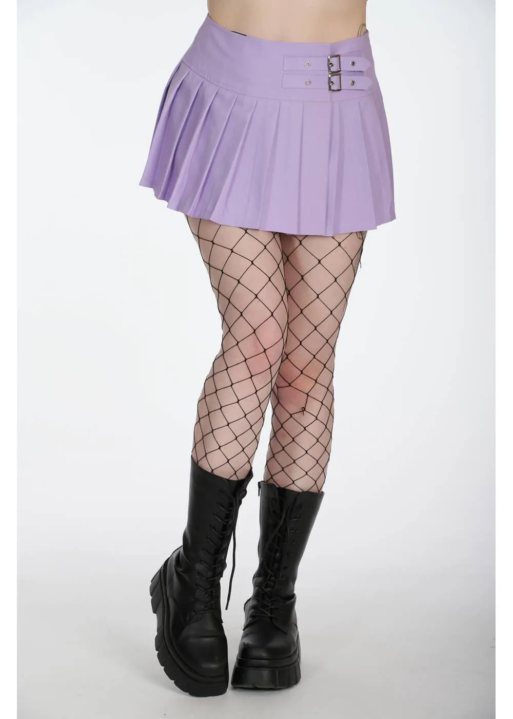 Banned Alternative Darkdoll Mini Skirt Lilac