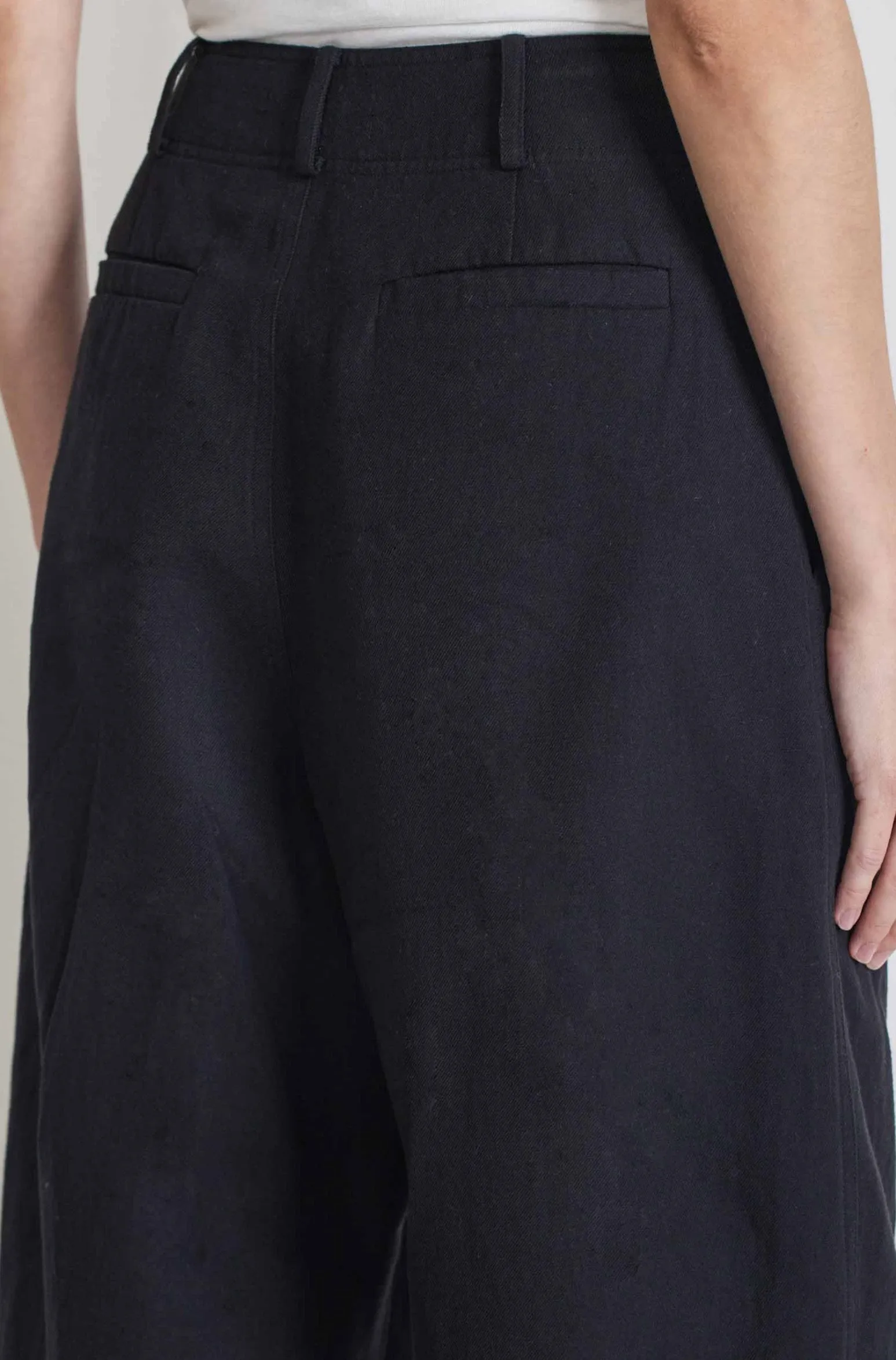 Bari Crop Trouser, Black