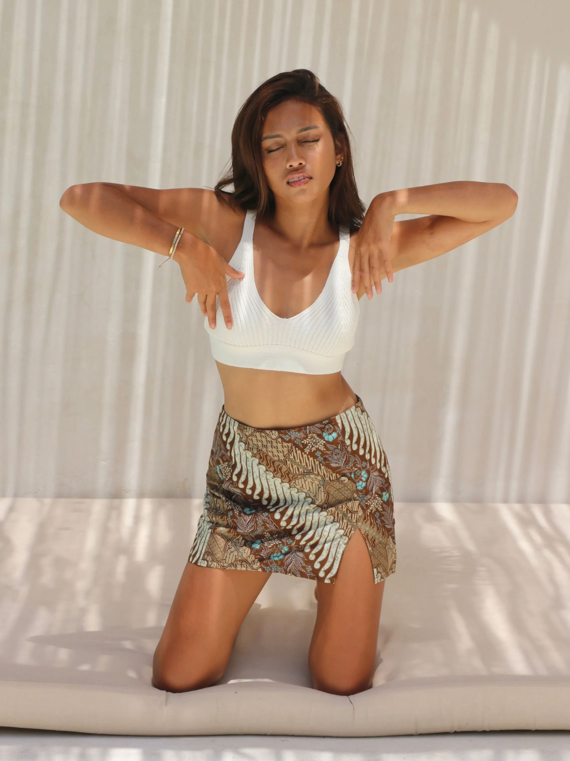 Batik Mini Skirt