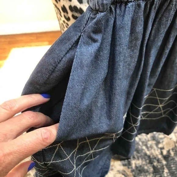 BCBGeneration denim-like‎ mini skirt with pockets