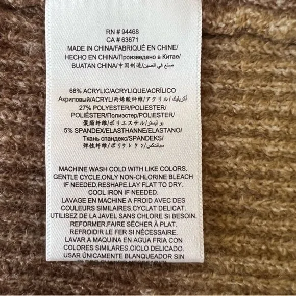 BCBGeneration open front knit long cardigan Sweater NWT Oversized