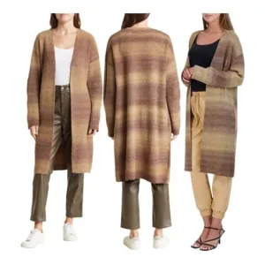 BCBGeneration open front knit long cardigan Sweater NWT Oversized