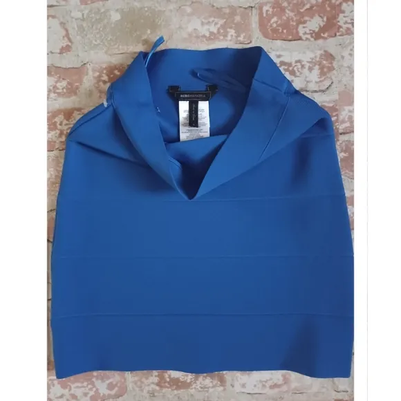 BCBGMaxAzria Blue Bandage Mini Skirt - Royal Blue